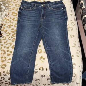 Judy Blue Dark Wash Cropped Jeans